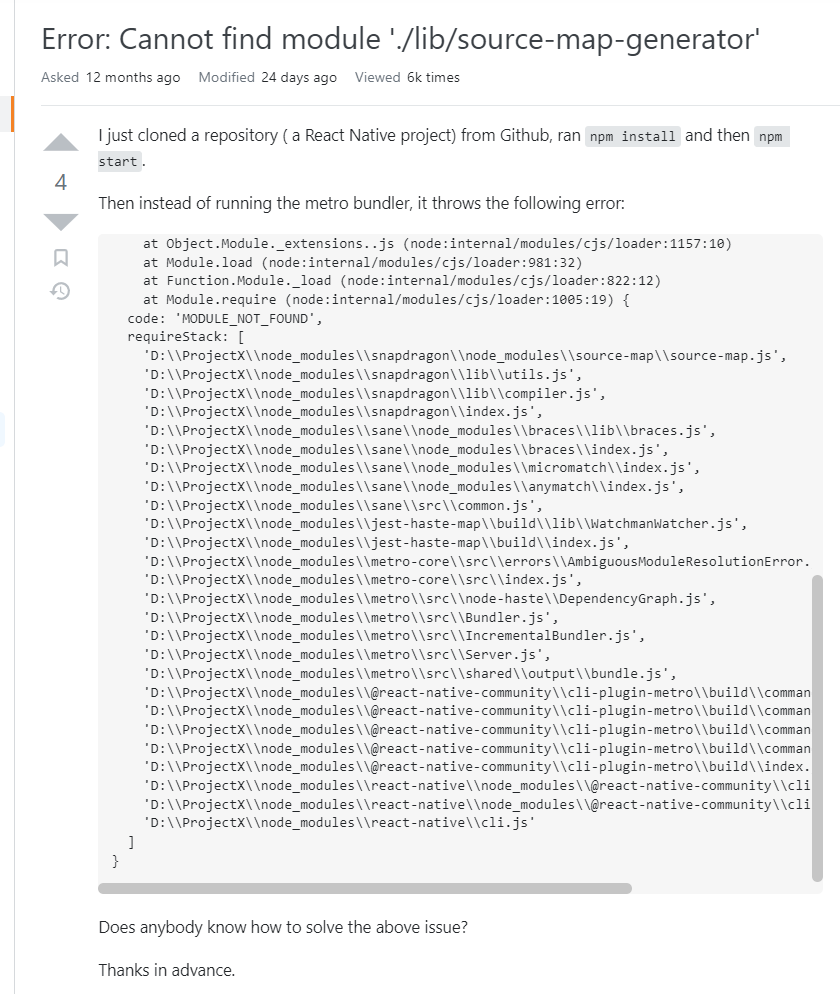 搜到了一样的问题 error_cannot_find_module_source-map-generator.png